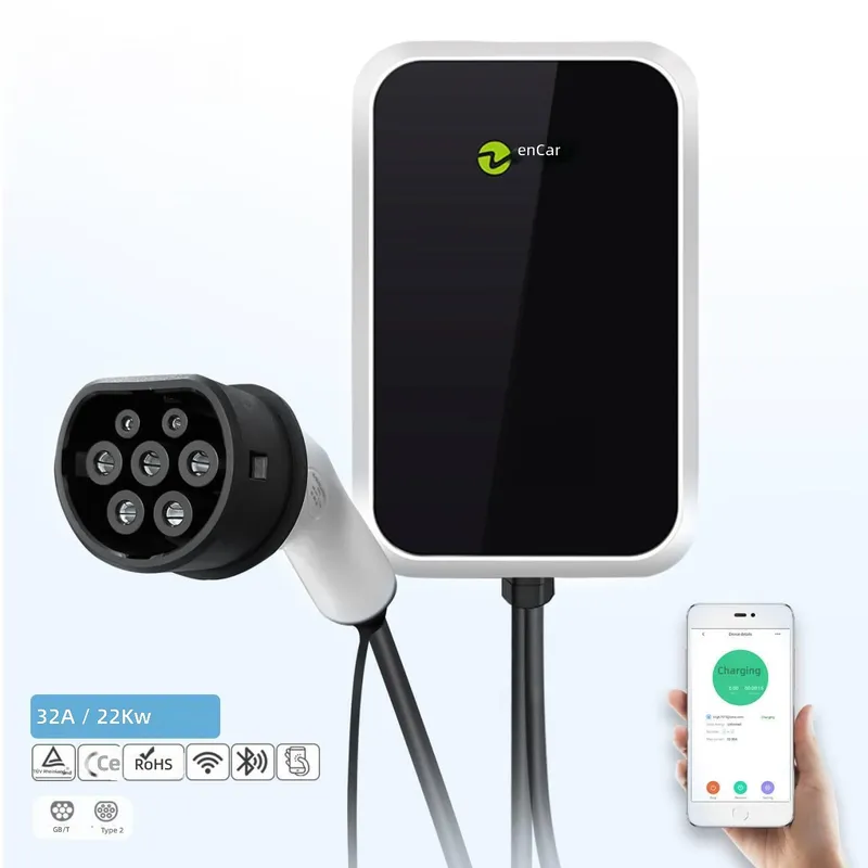 22Kw Wallbox Type 2 Ocpp Rfid - 22kW EV充電器 タイプ2 ウォールボックス 32A 380V
