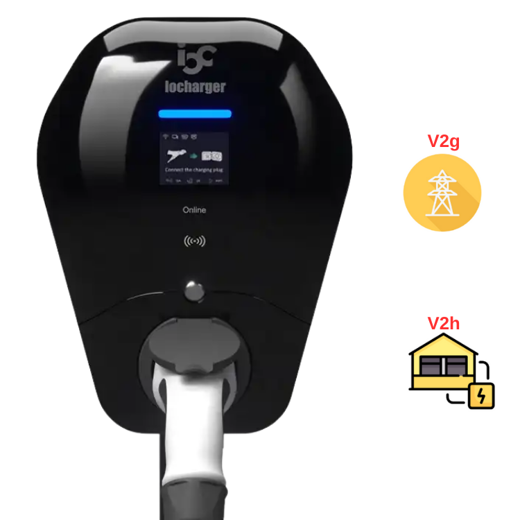 OCPP 2.0.1 ISO15118プラグアンドチャージV - V2H Bidirectional Ev Charger 7Kw のレビューと価格