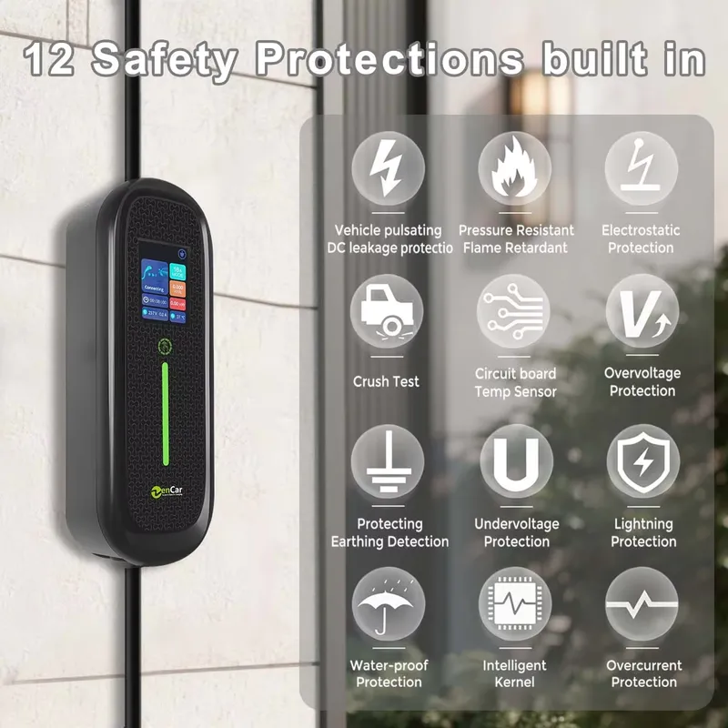 7kW 32A タイプ2 ポータブルEV充電器 スマートWi - Portable Ev Charger 32A Type 2 Cee Plug のレビューと価格