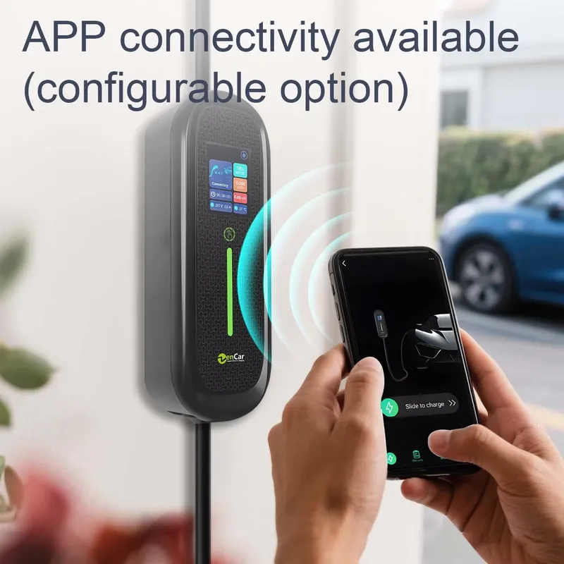 7kW 32A タイプ2 ポータブルEV充電器 スマートWi - Portable Ev Charger 32A Type 2 Cee Plug のレビューと価格