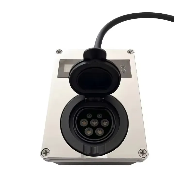 ミニ16A 32Aスマートアプリ対応電気自動車充電器ウォール - Portable Ev Charger 32A Type 2 Cee Plug のレビューと価格